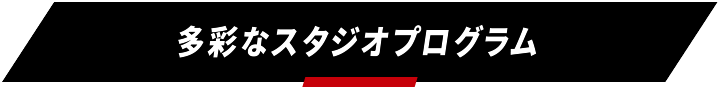 多彩なスタジオプログラム